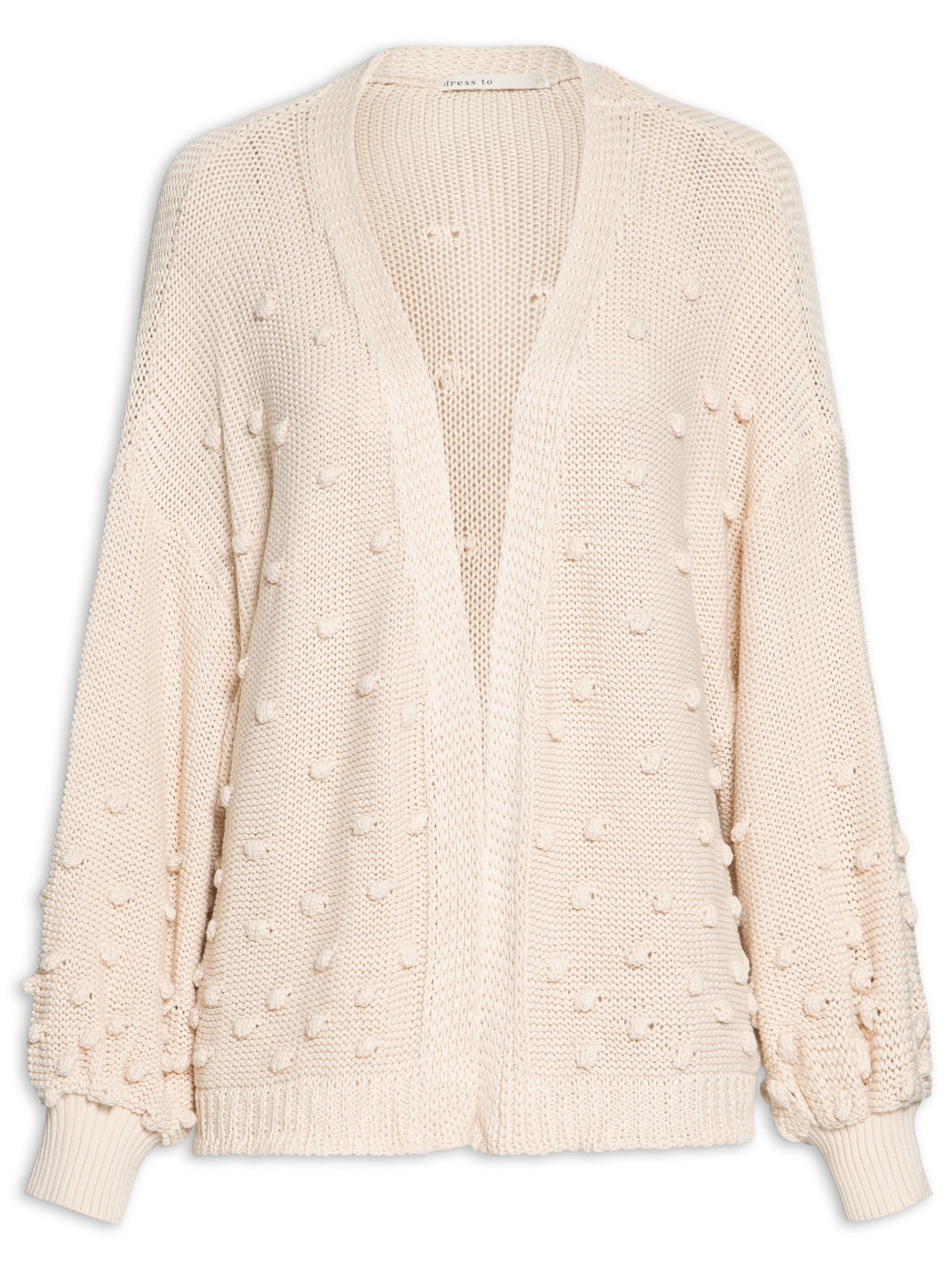 Casaco Feminino Tricot - Bege