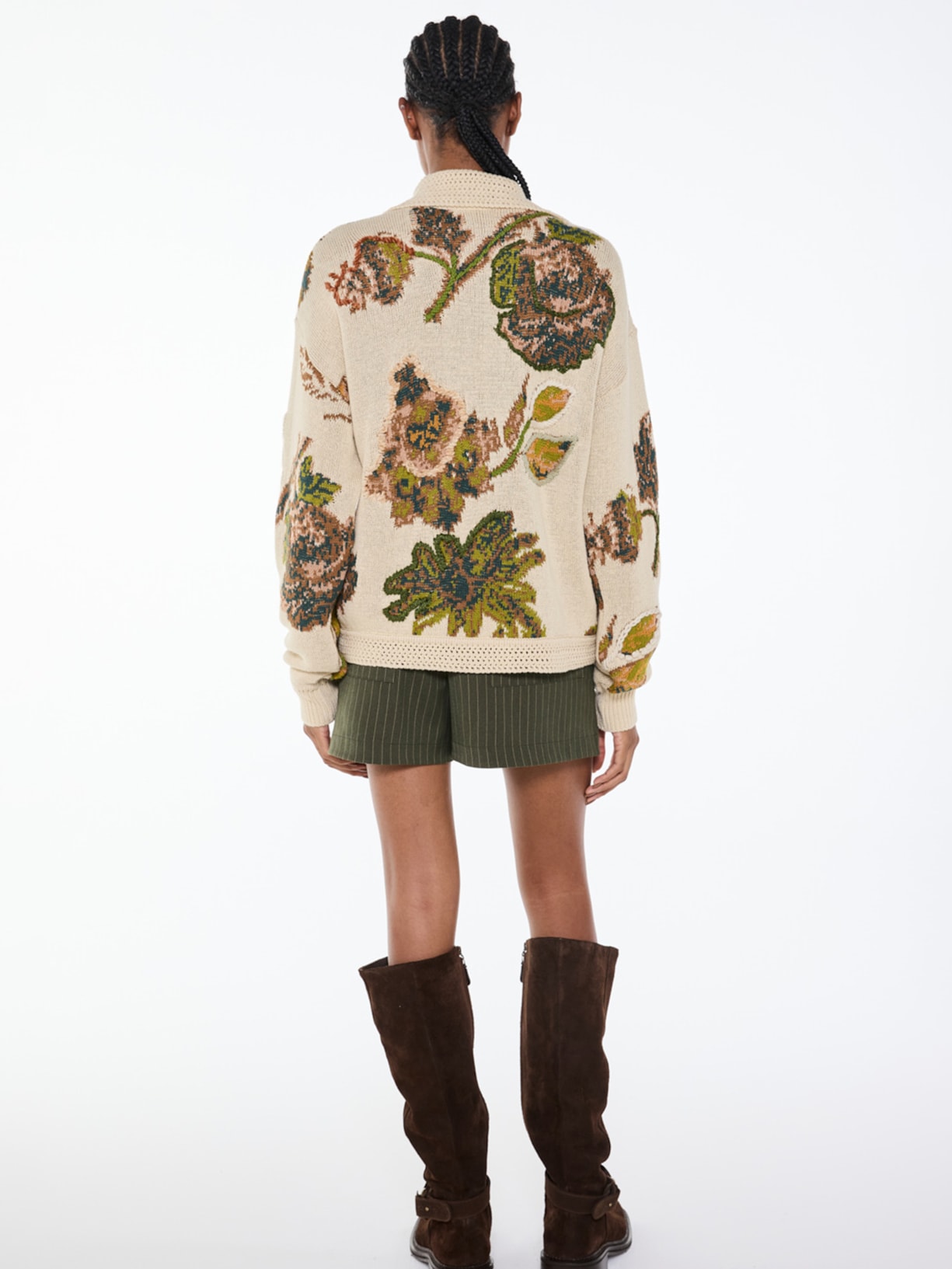 Casaco Feminino Tricot Constable I26 Bege Mixed