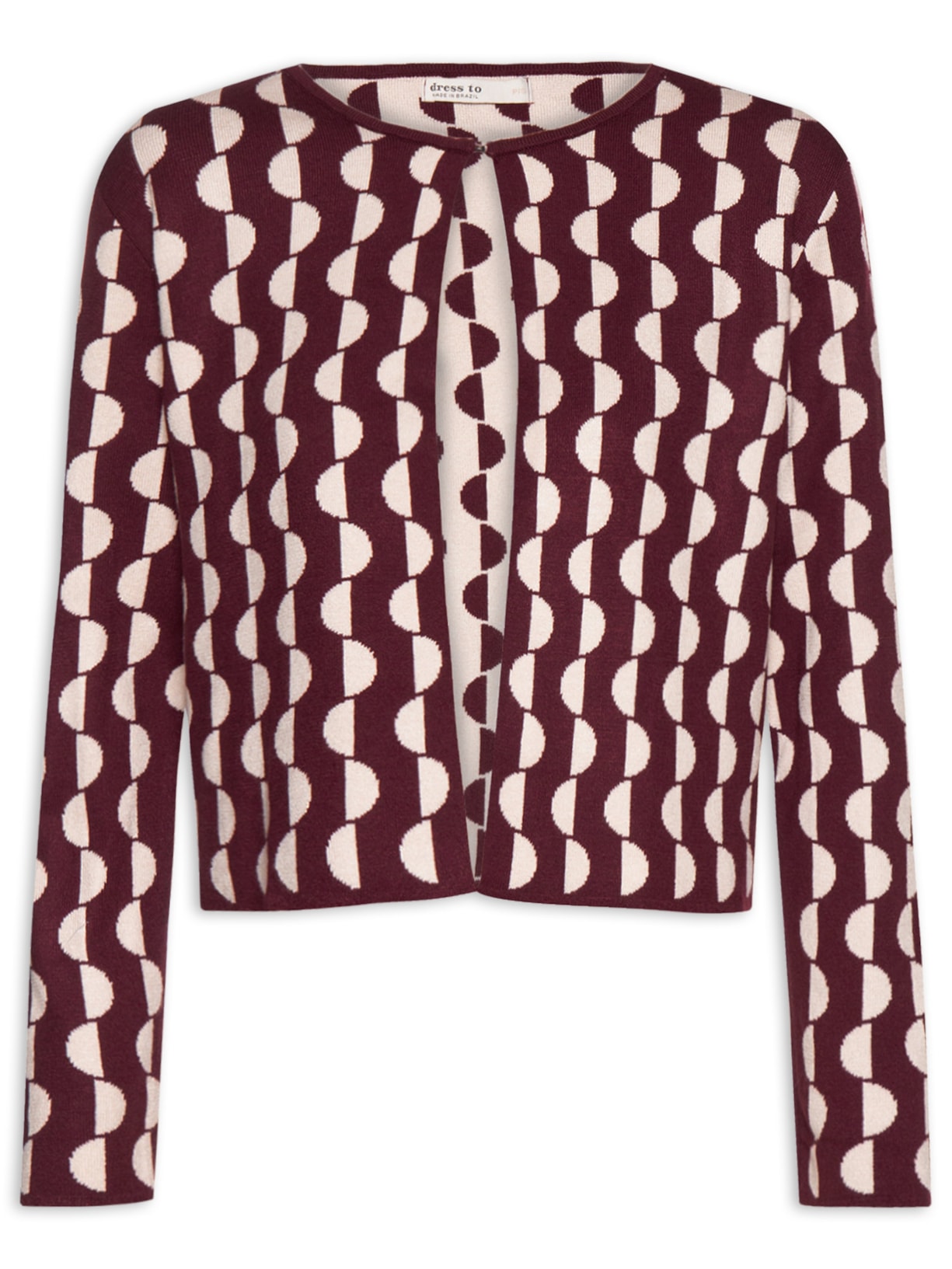 Casaco Feminino Tricot Copa - Vinho