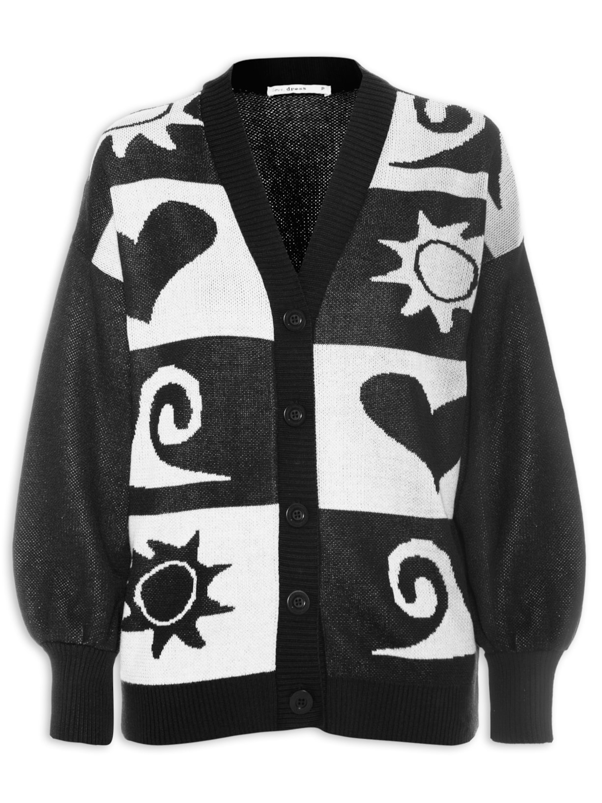 Casaco Feminino Tricot Jangada - Preto