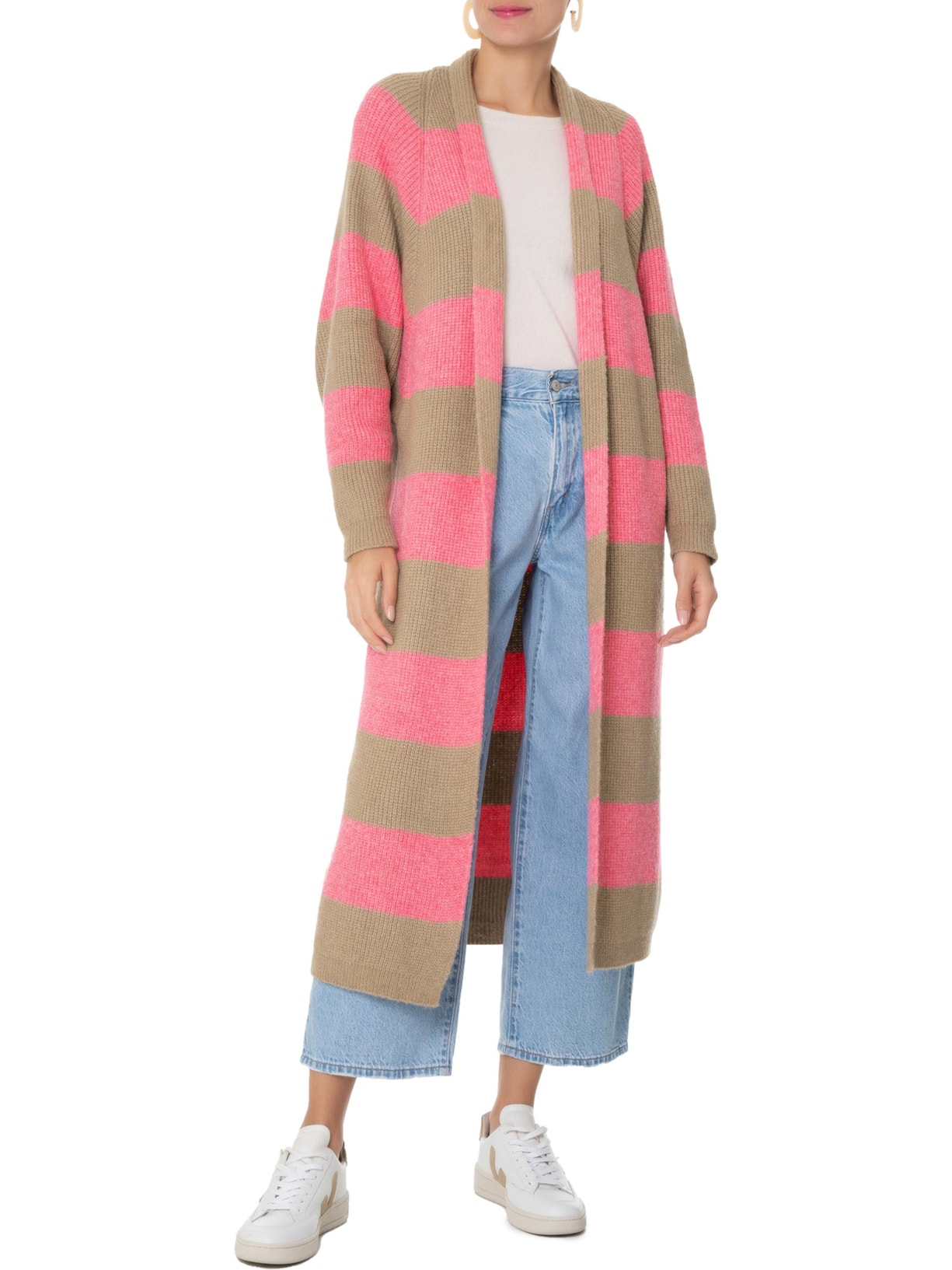 Casaco Feminino Tricot Marrom Anselmi