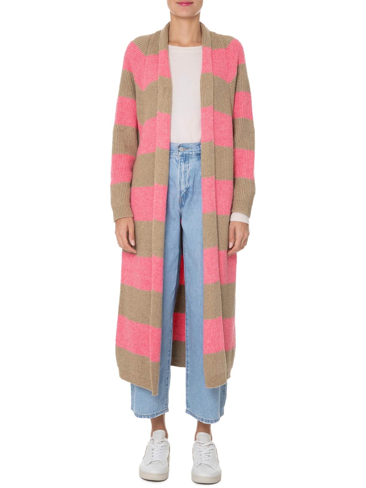 Casaco Feminino Tricot Marrom Anselmi