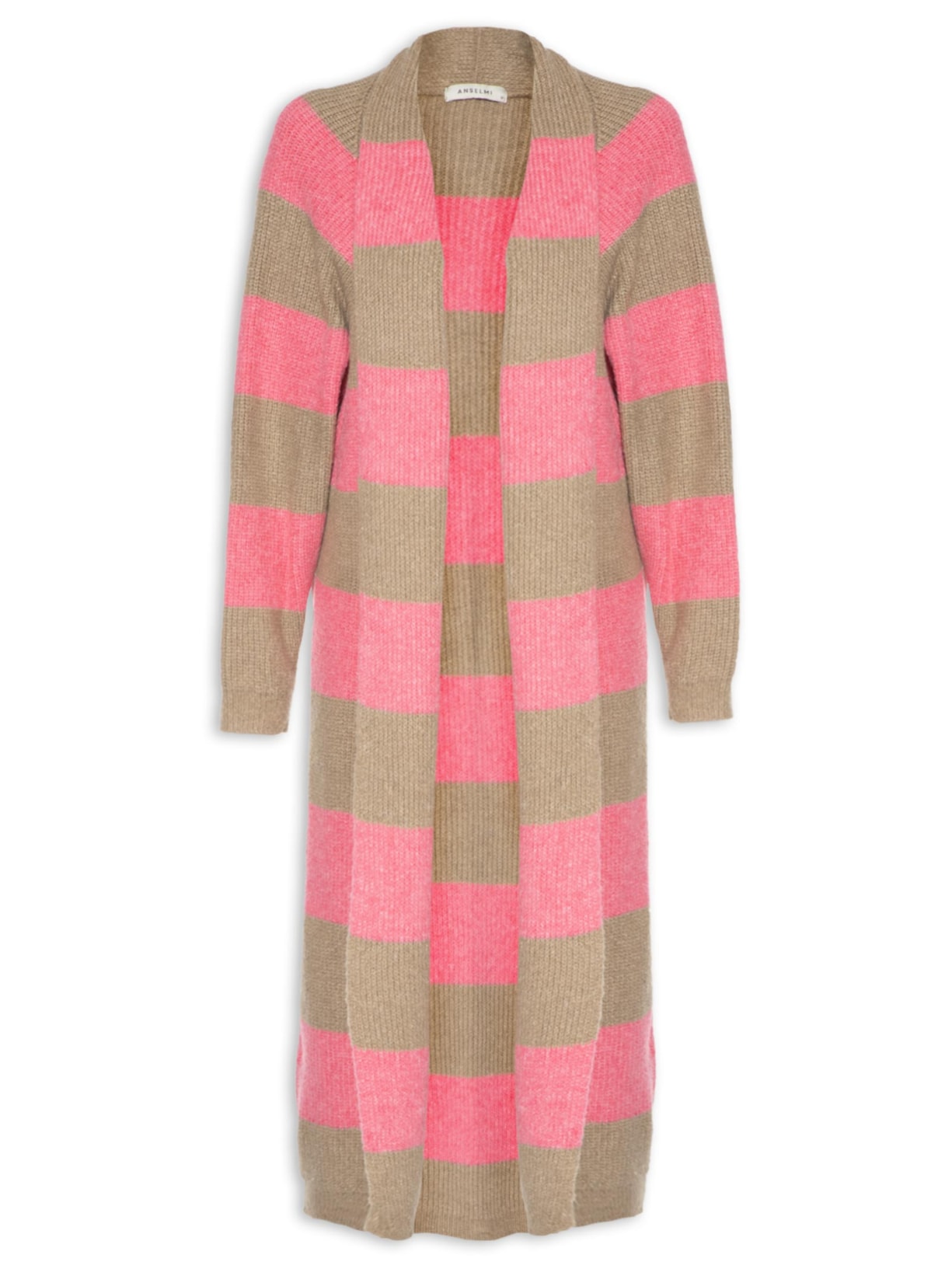 Casaco Feminino Tricot Marrom Anselmi