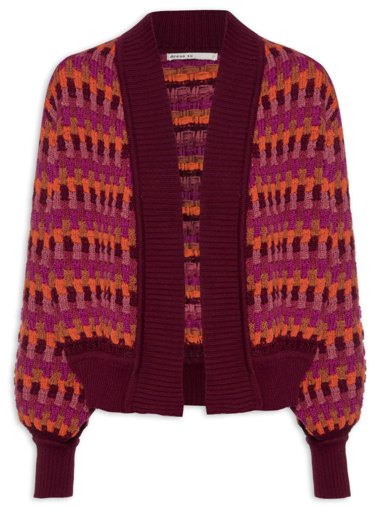 Casaco Feminino Tricot Nubis - Vinho