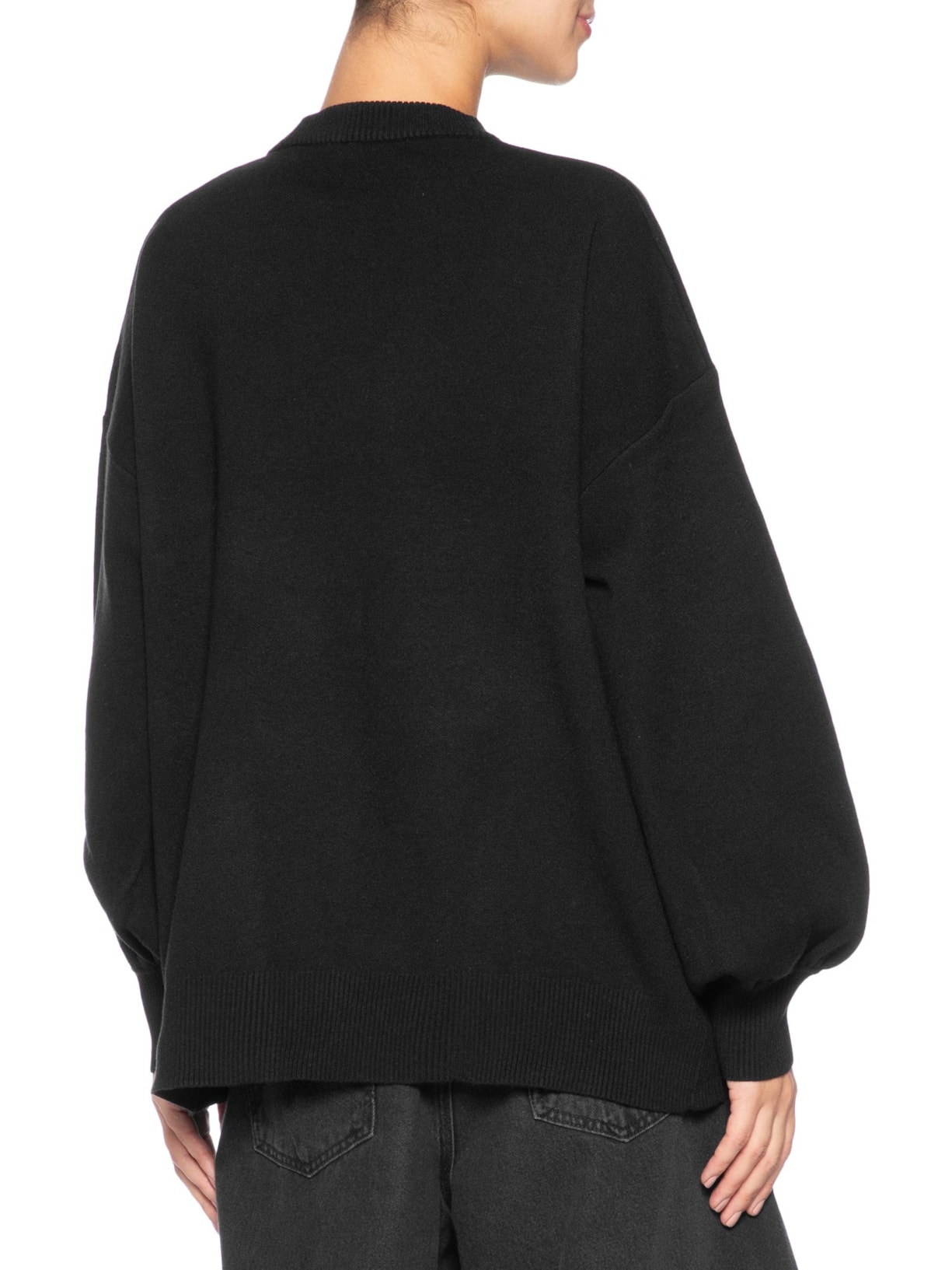 Casaco Feminino Tricot Tropical Patch Preto Farm