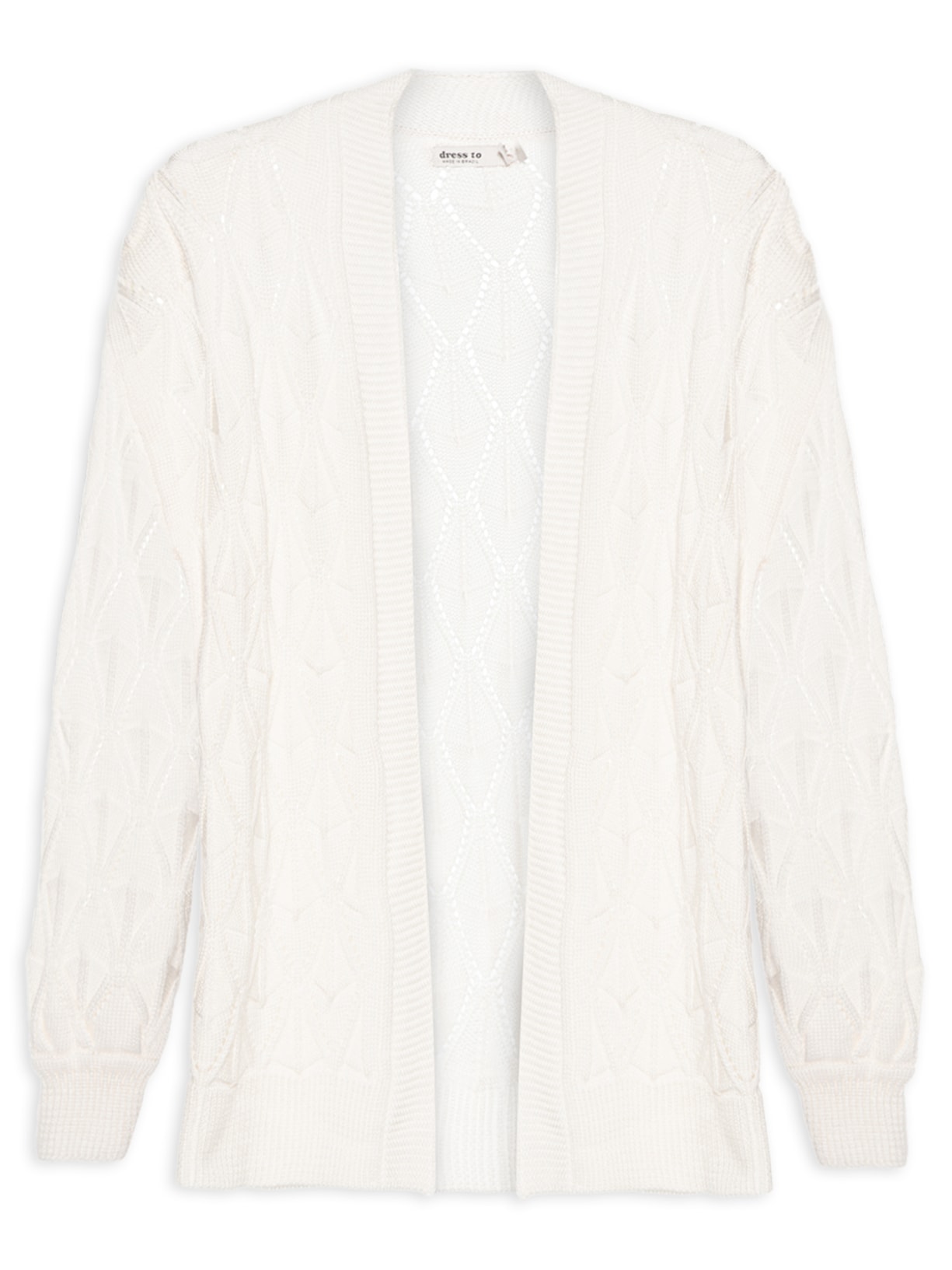 Casaco Feminino Tricot Veleiro - Off White
