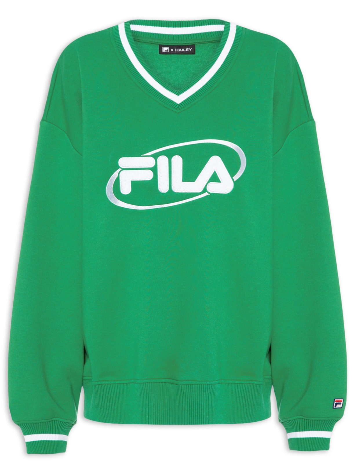 Casaco Feminino V-Neck Pullover - Verde