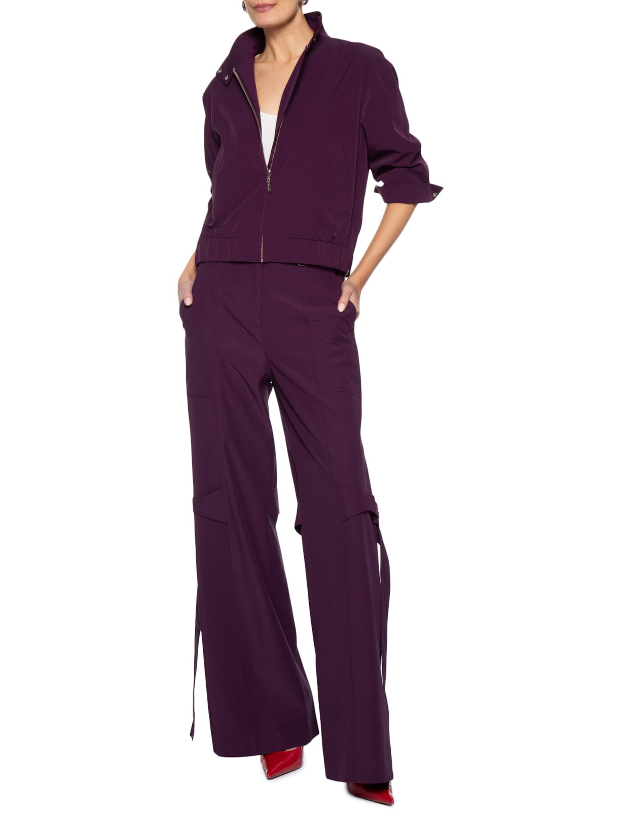 Casaco Feminino Valen Roxo Bo.bô