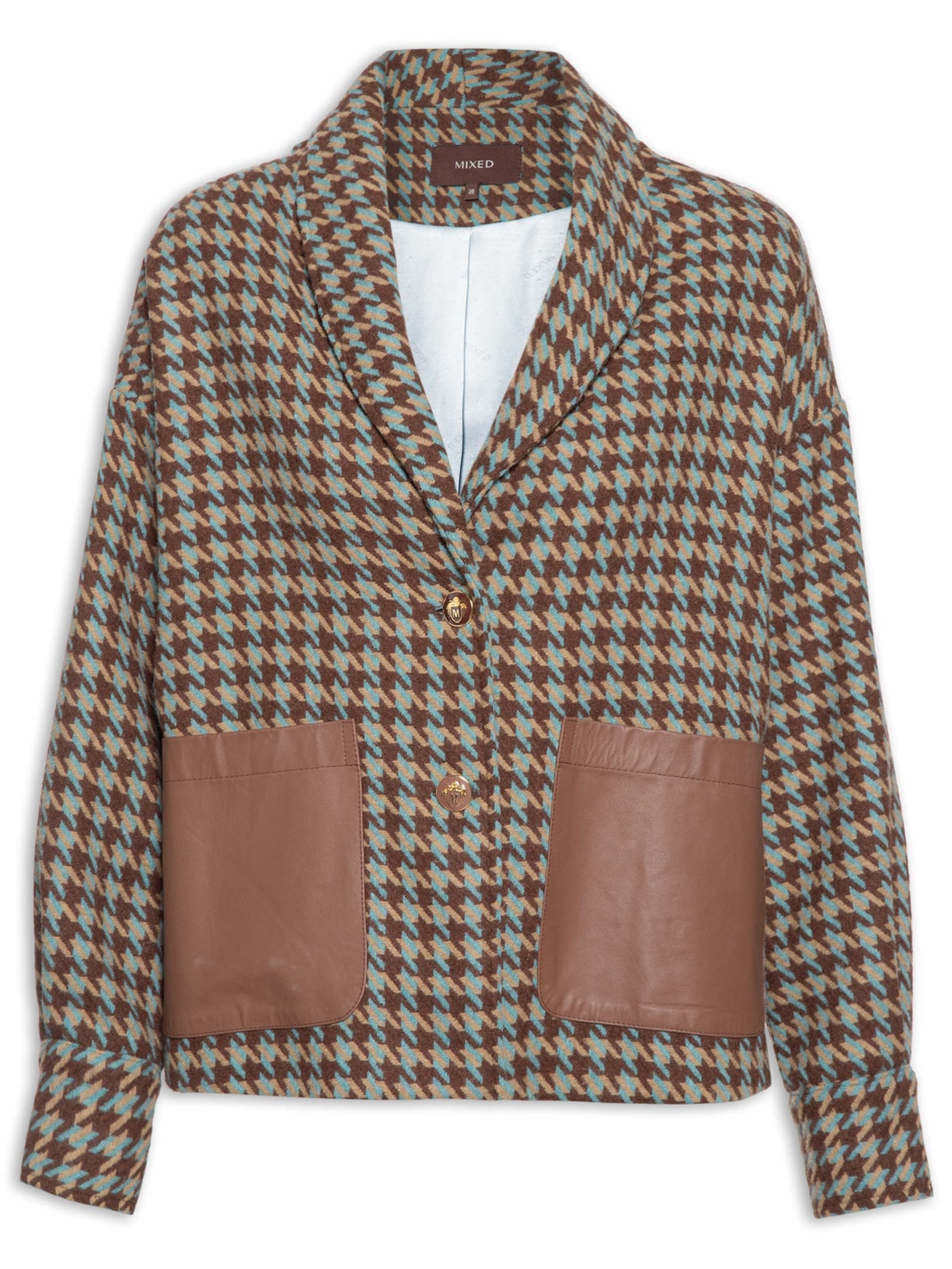 Casaco Feminino Zurique Marrom Mixed