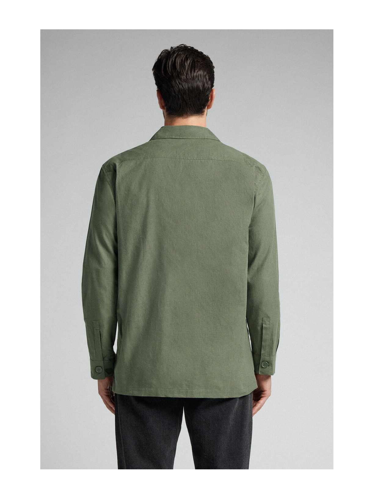 Casaco Leve Em Linho e Algodão Verde Intimissimi