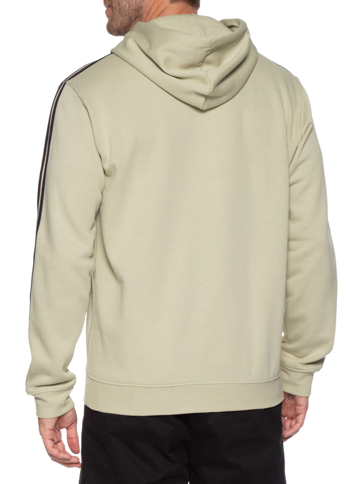 Casaco Masculino 3 Stripes Hooded Bege Adidas Originals