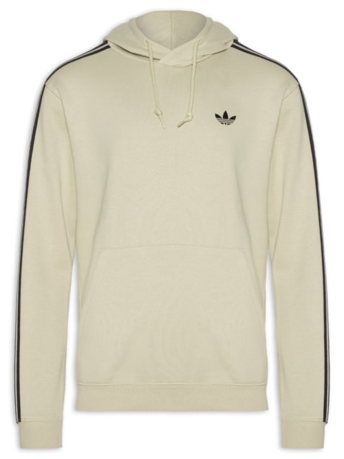 Casaco Masculino 3 Stripes Hooded - Bege