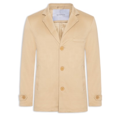 Casaco Masculino Botões Clássico - Bege