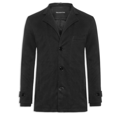 Casaco Masculino Botões Clássico - Preto