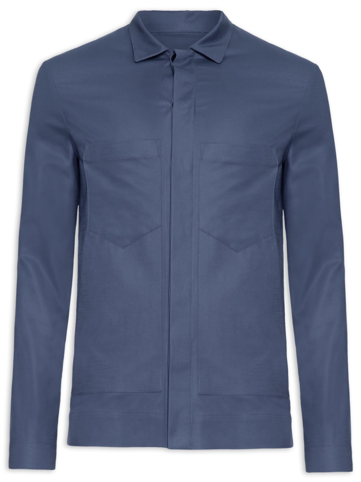 Casaco Masculino Caban Live Af00 Mpro 0001 Curto - Azul