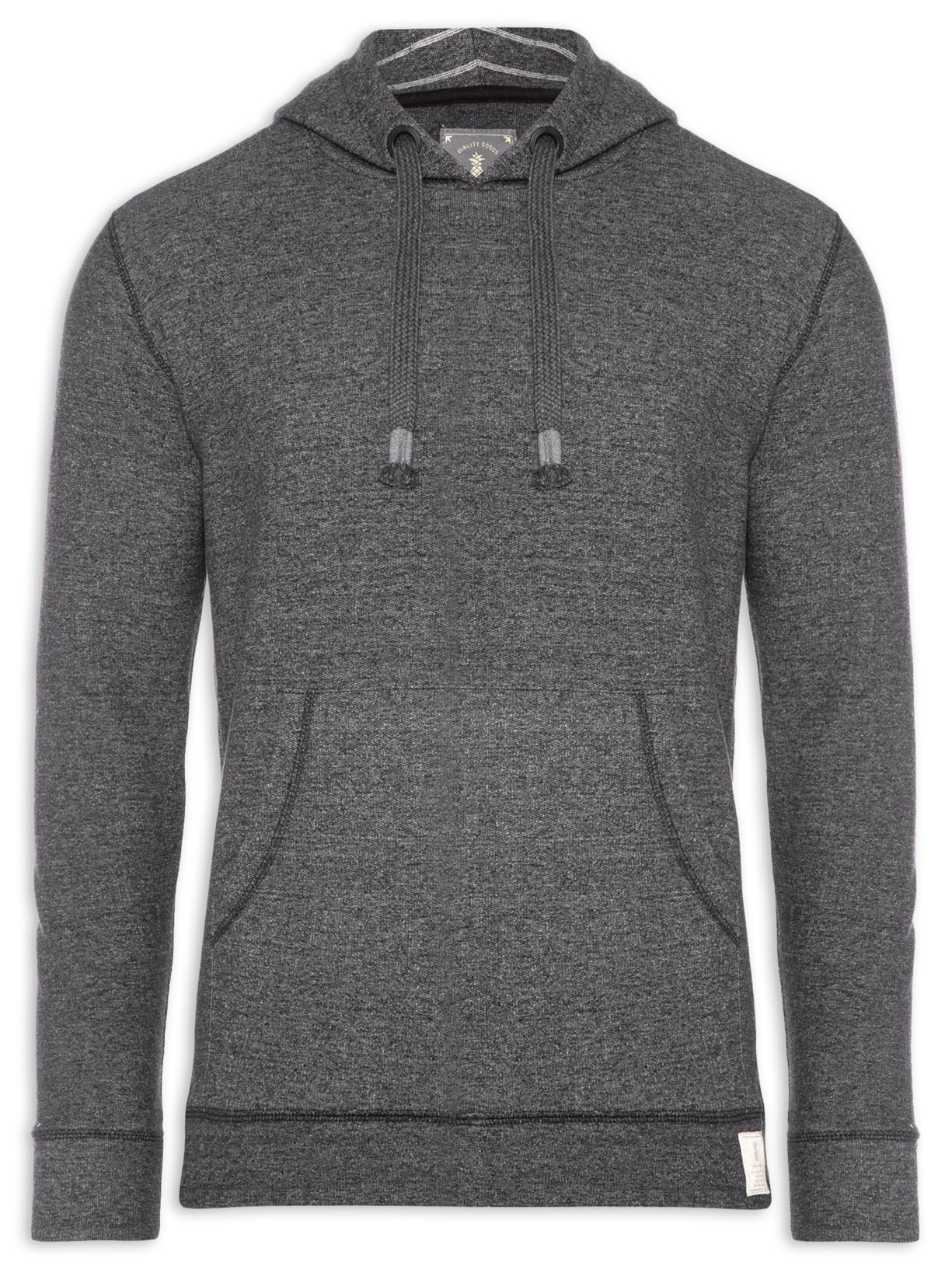 Casaco Masculino Canguru Botonê - Preto