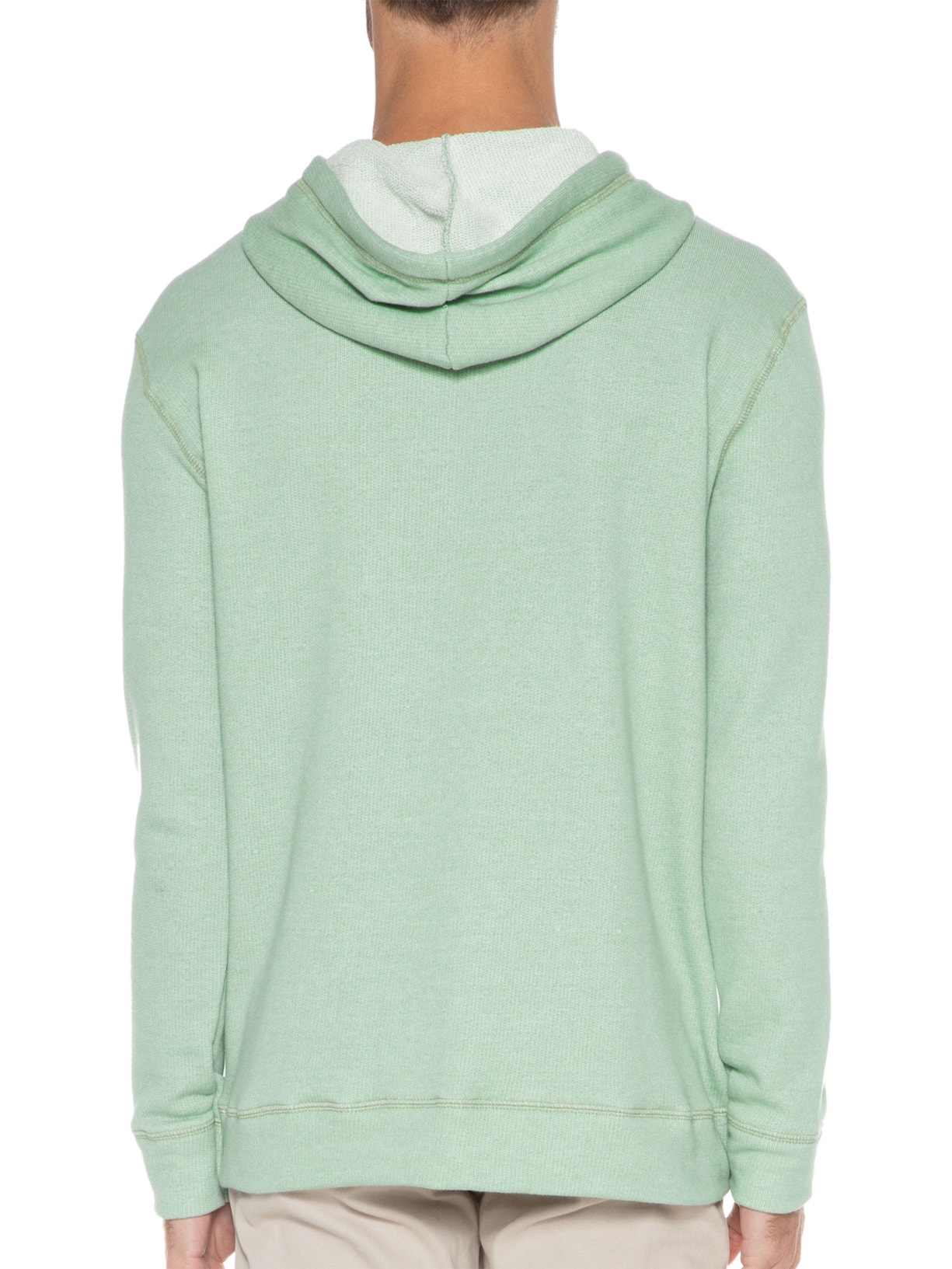 Casaco Masculino Canguru Desagulhado Verde Pineapple