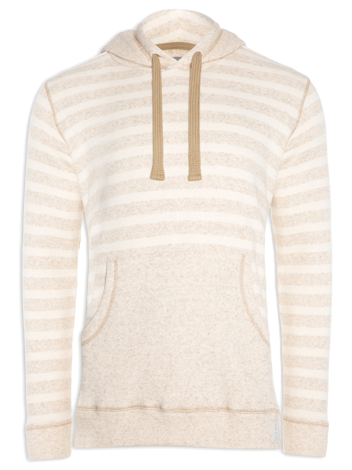 Casaco Masculino Canguru Listrado Bege Pineapple