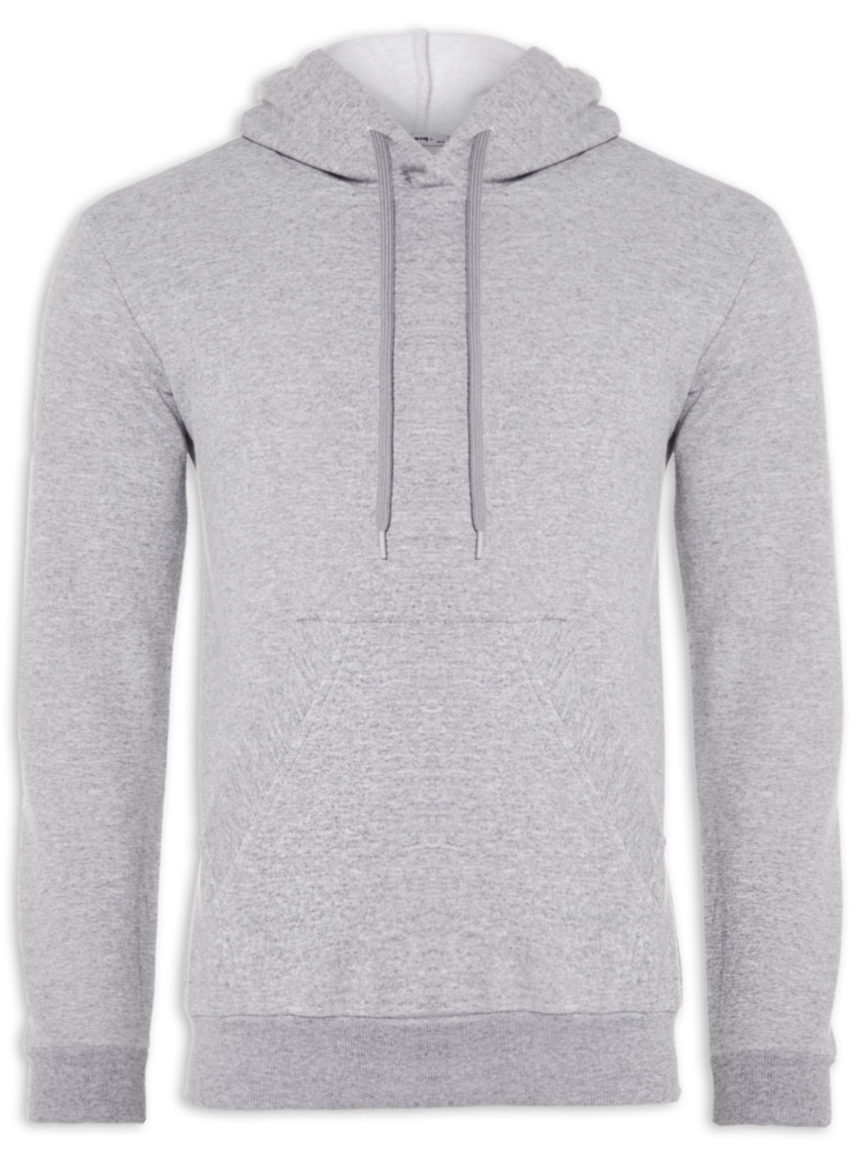 Casaco Masculino Canguru Moletom - Cinza