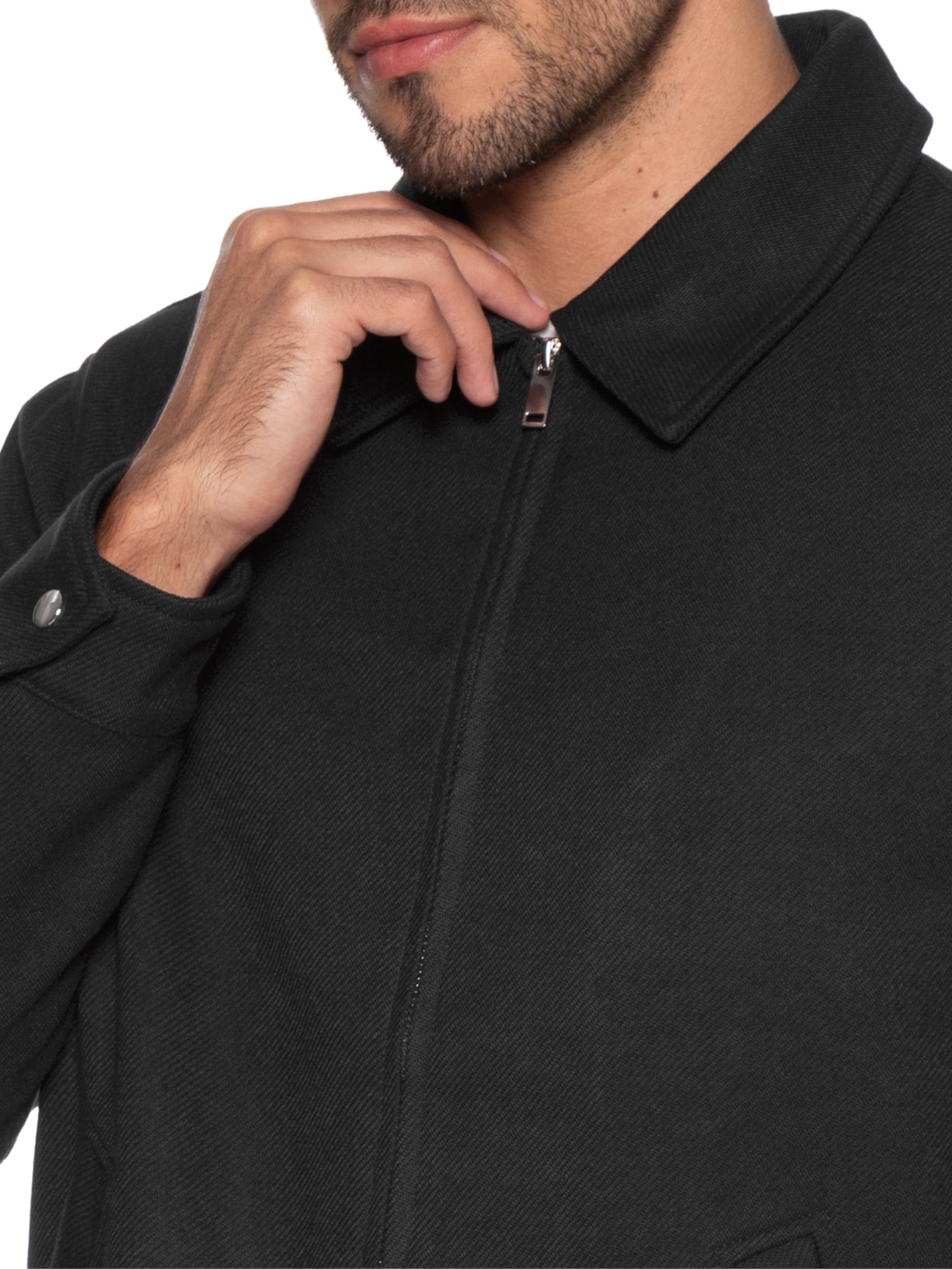 Casaco Masculino Clássico Preto '2 Essential