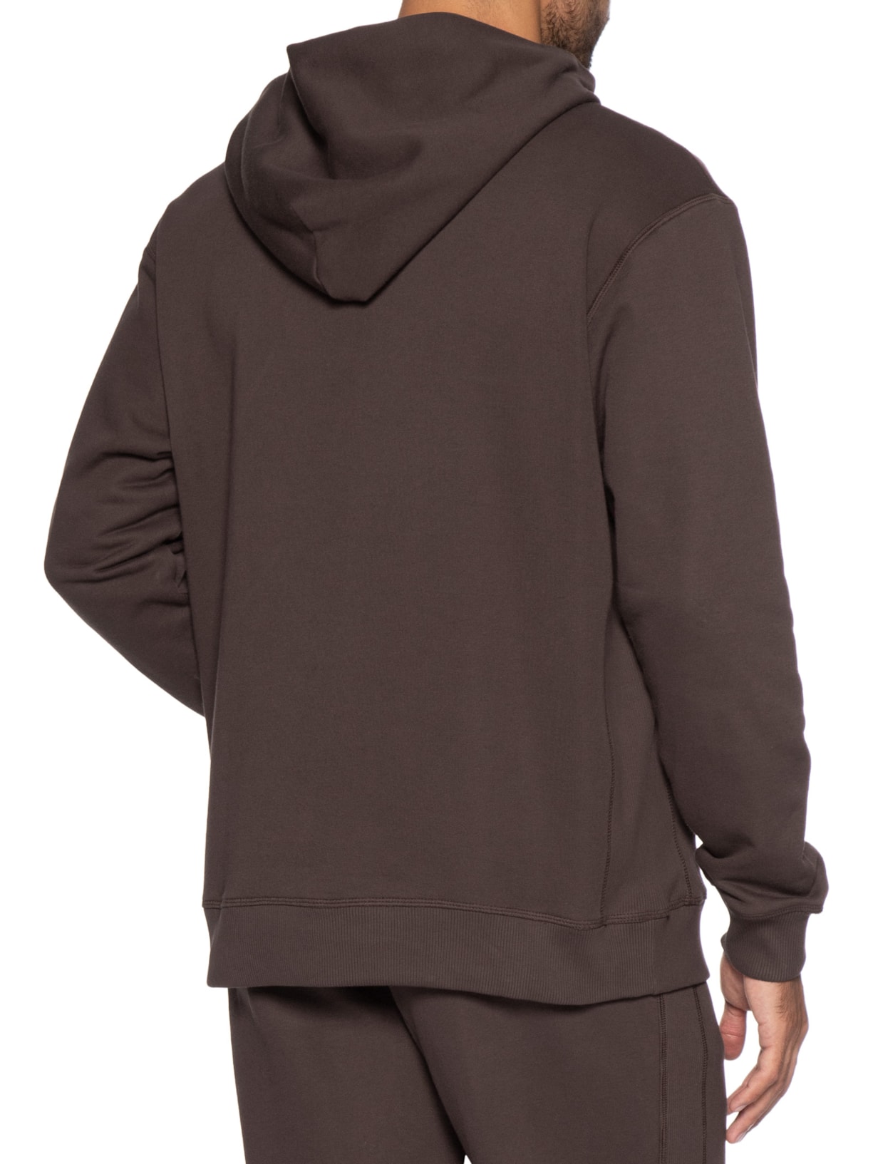 Casaco Masculino Com Capuz Athletics Small Logo Marrom New Balance