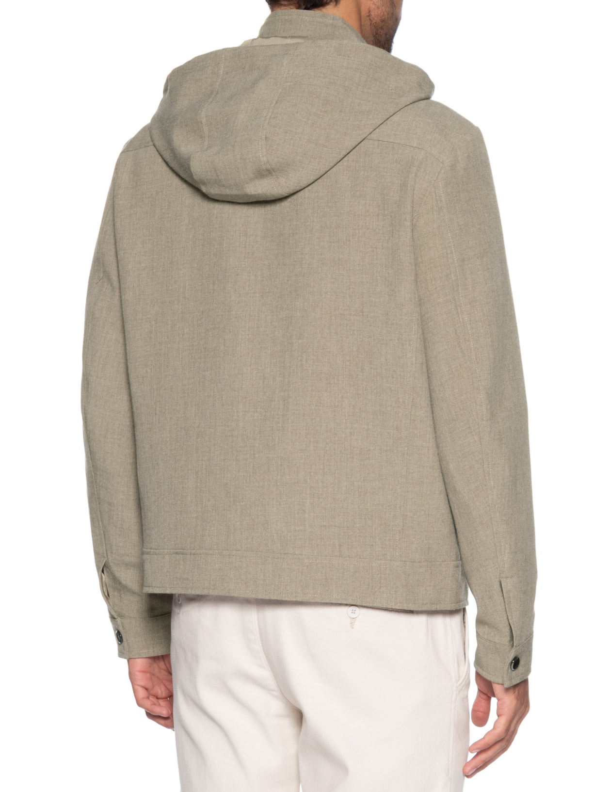 Casaco Masculino Com Capuz Bege '2 Essential