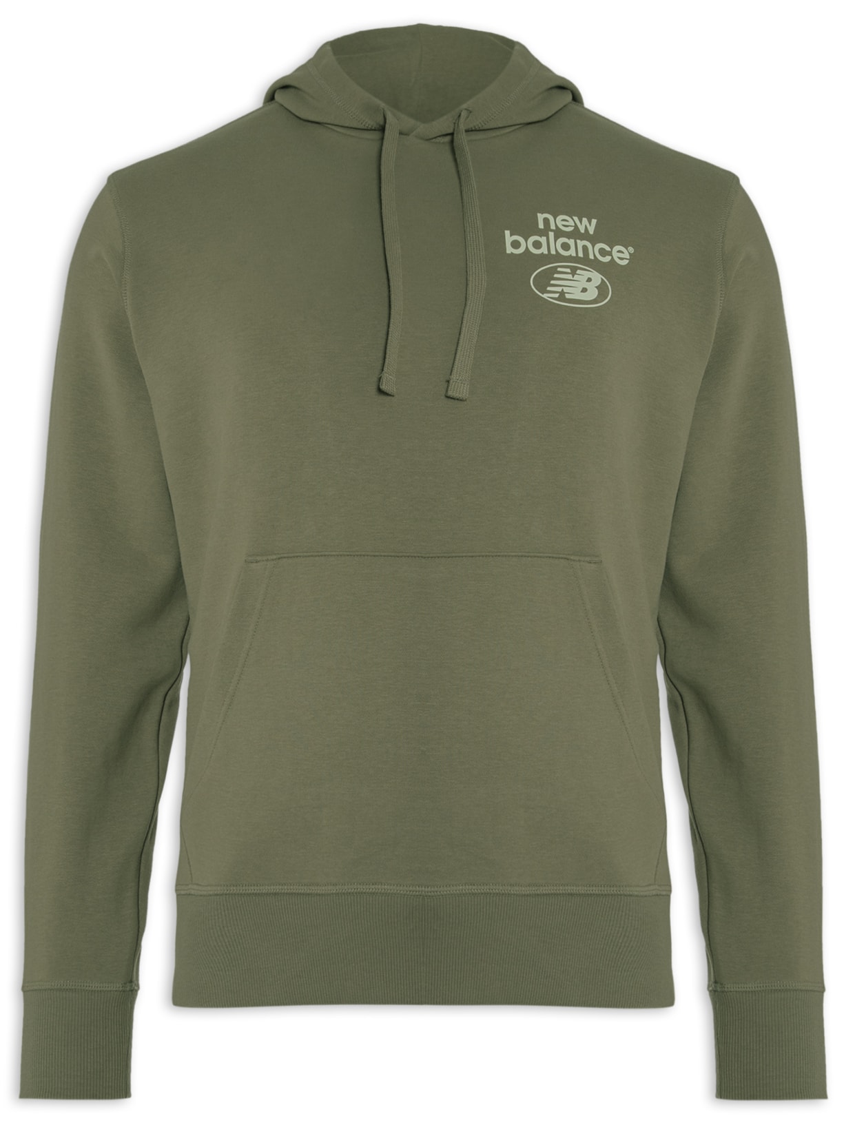 Casaco Masculino Com Capuz Essentials Logo - Verde