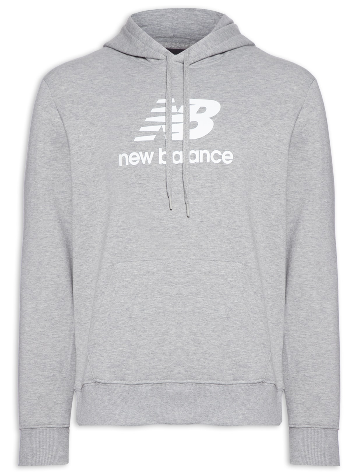 Casaco Masculino Com Capuz Nb Essentials - Cinza