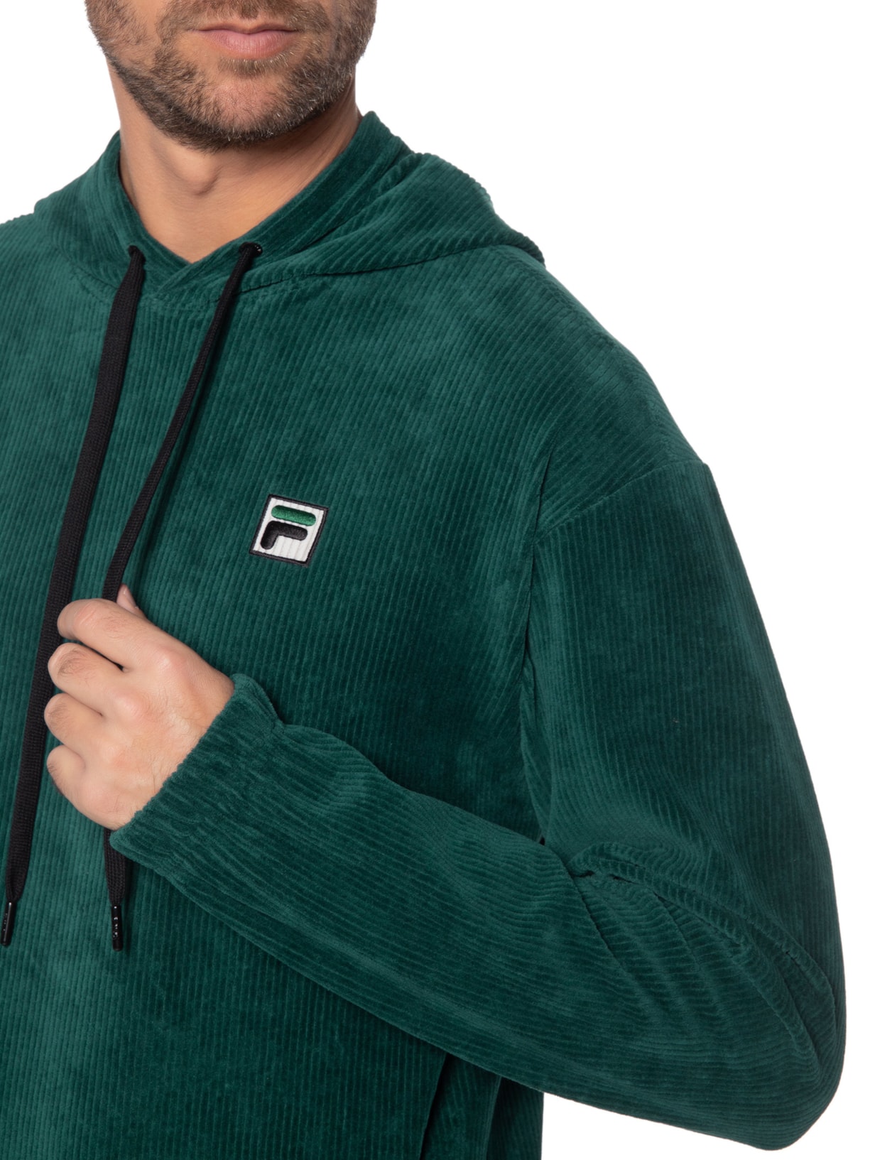 Casaco Masculino Com Capuz Pryor Verde Fila