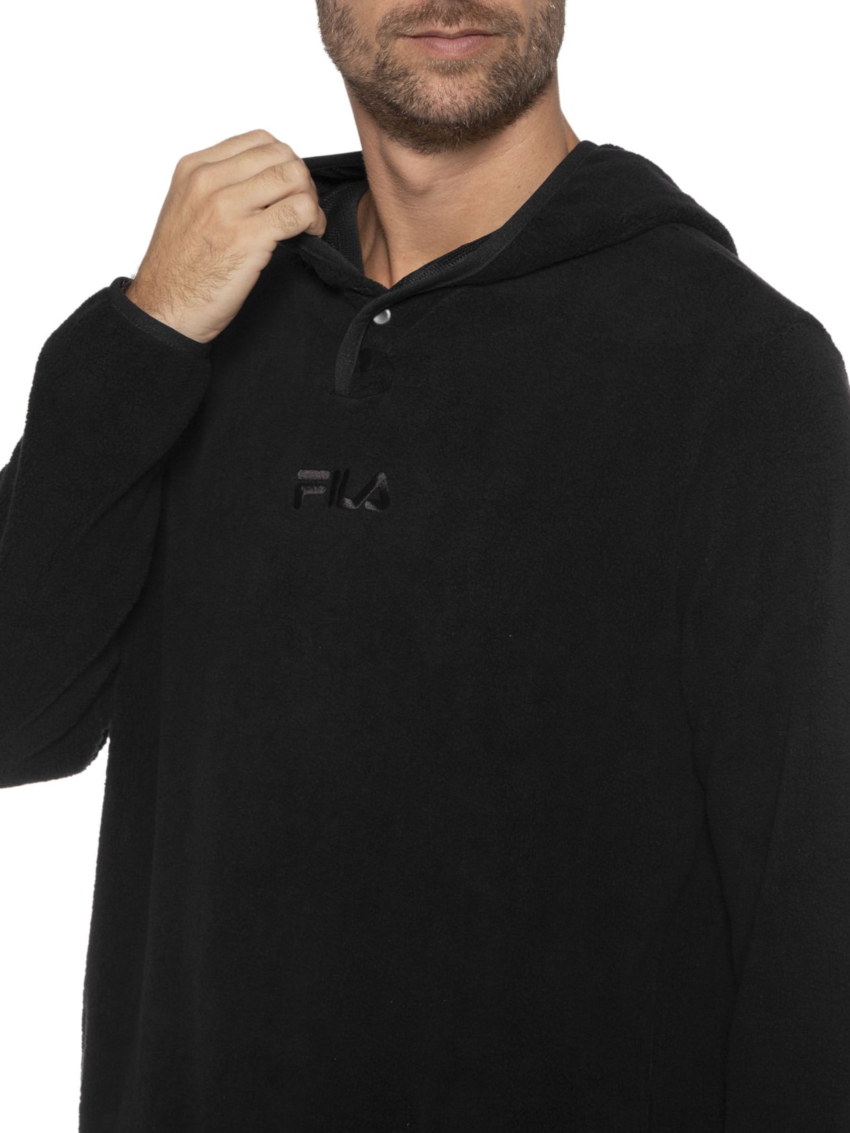 Casaco Masculino Com Capuz Soft Street Express Preto Fila