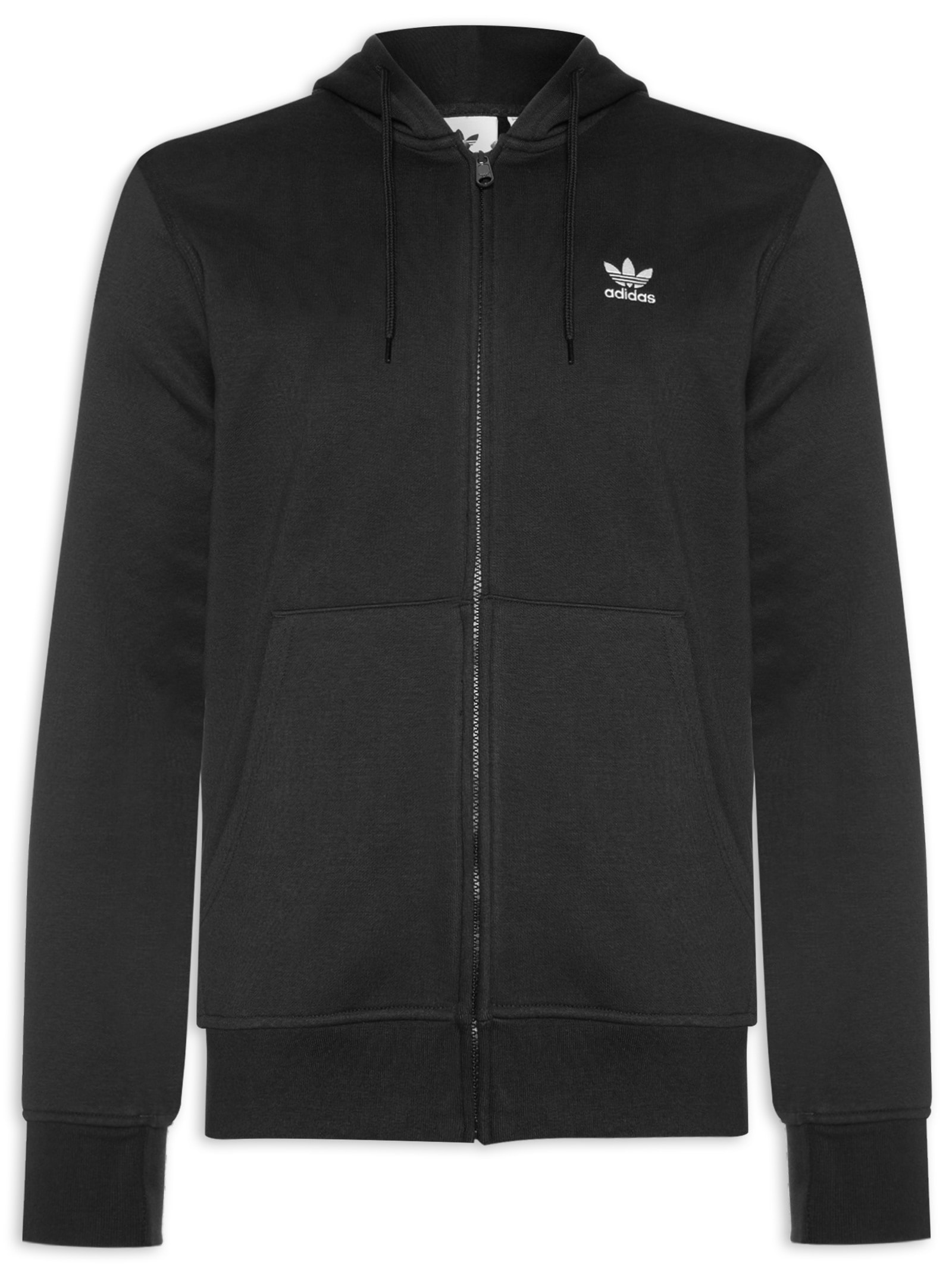 Adidas Originals - Casaco Masculino Ess Fz com Capuz - Preto