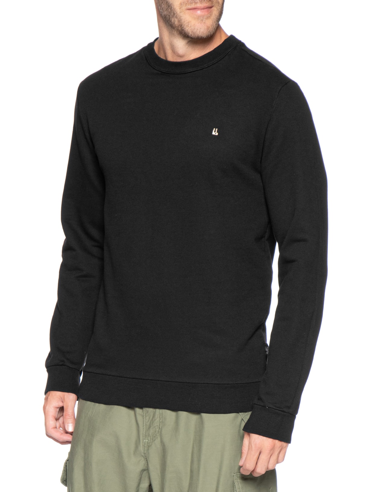 Casaco Masculino Fechado Urbano Preto Foxton