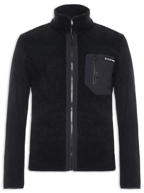 Casaco Masculino Fleece Nagano - Preto