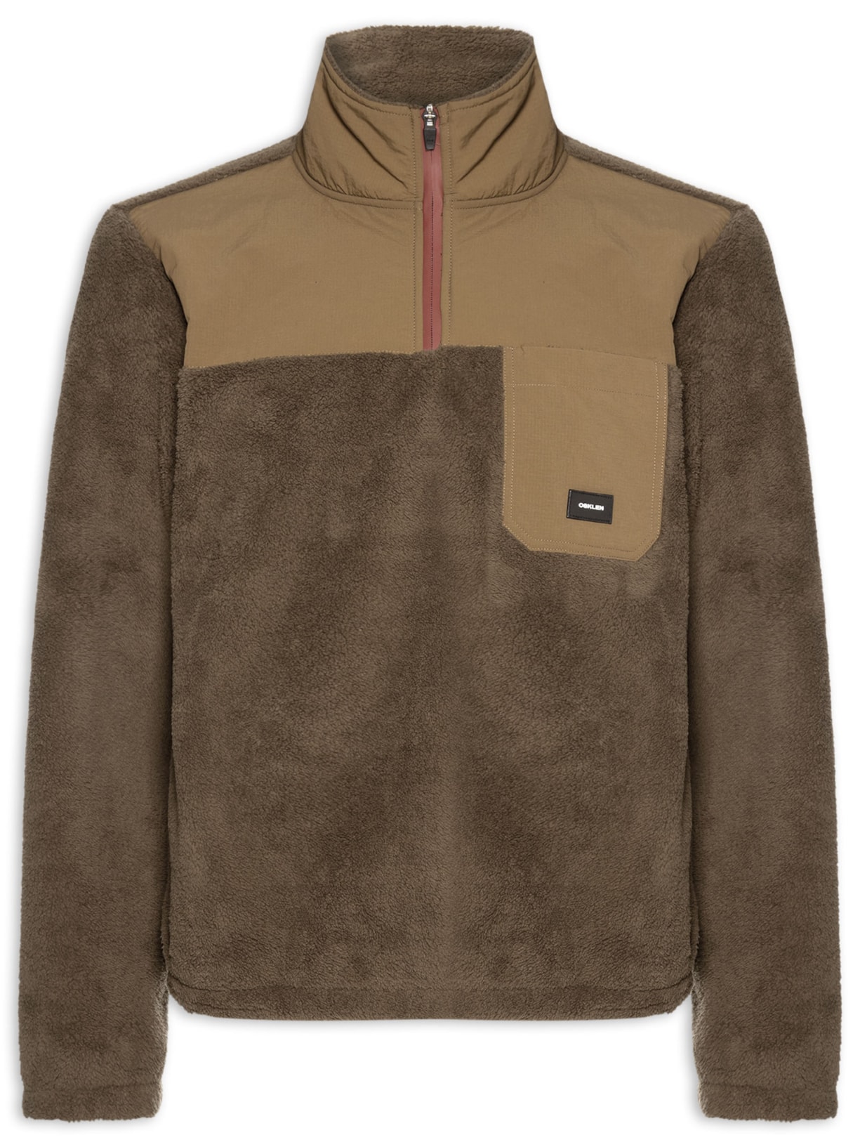 Casaco Masculino Fleece Trkk Ripstop - Marrom