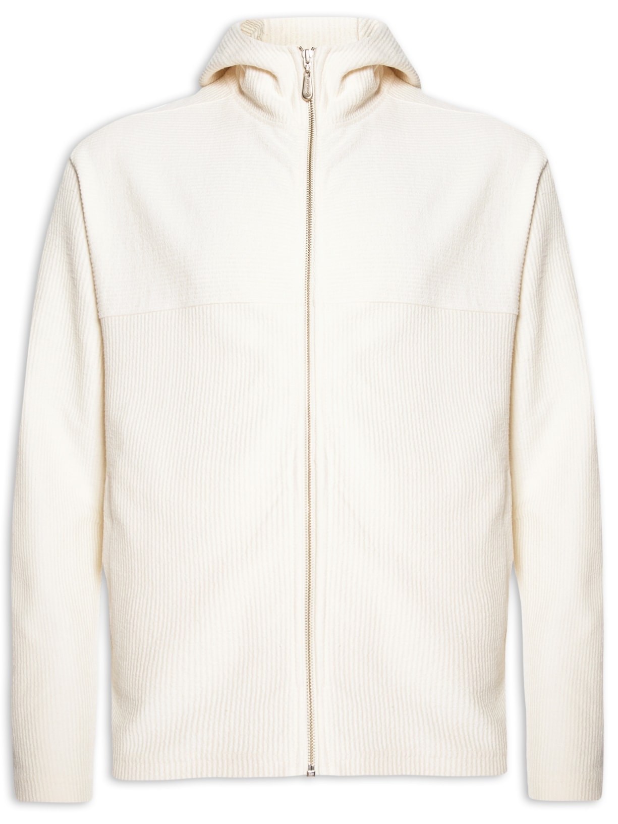 Casaco Masculino Hoodie Soft Fuzz - Off White