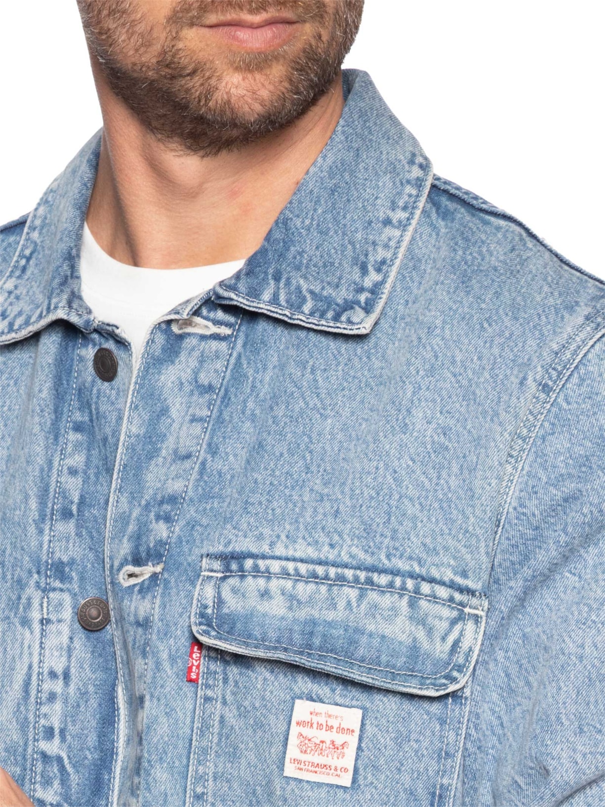 Casaco Masculino Jeans Broadway Engineer Azul Levi's