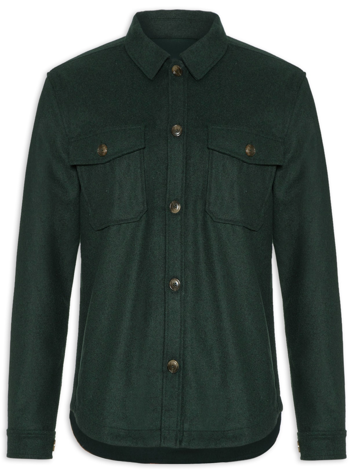 Casaco Masculino Liso - Verde