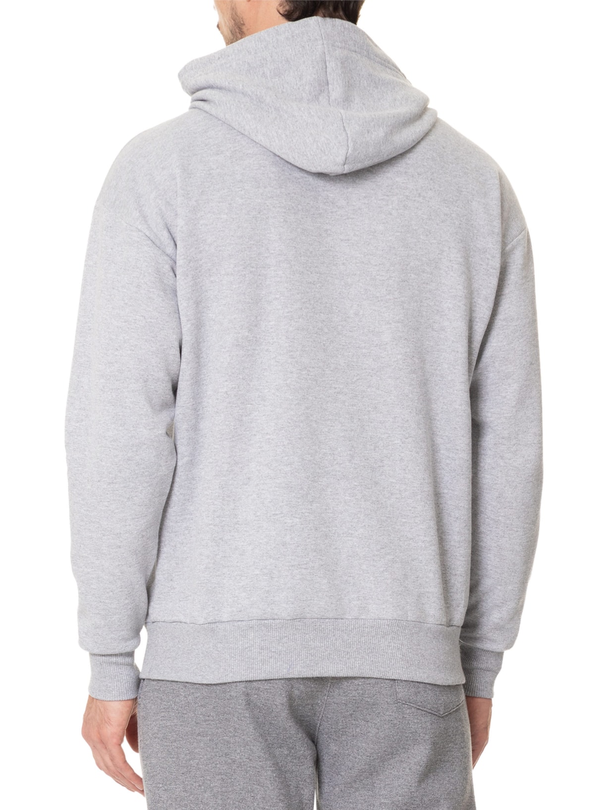 Casaco Masculino Moletom Com Capuz Cinza Basiq Men