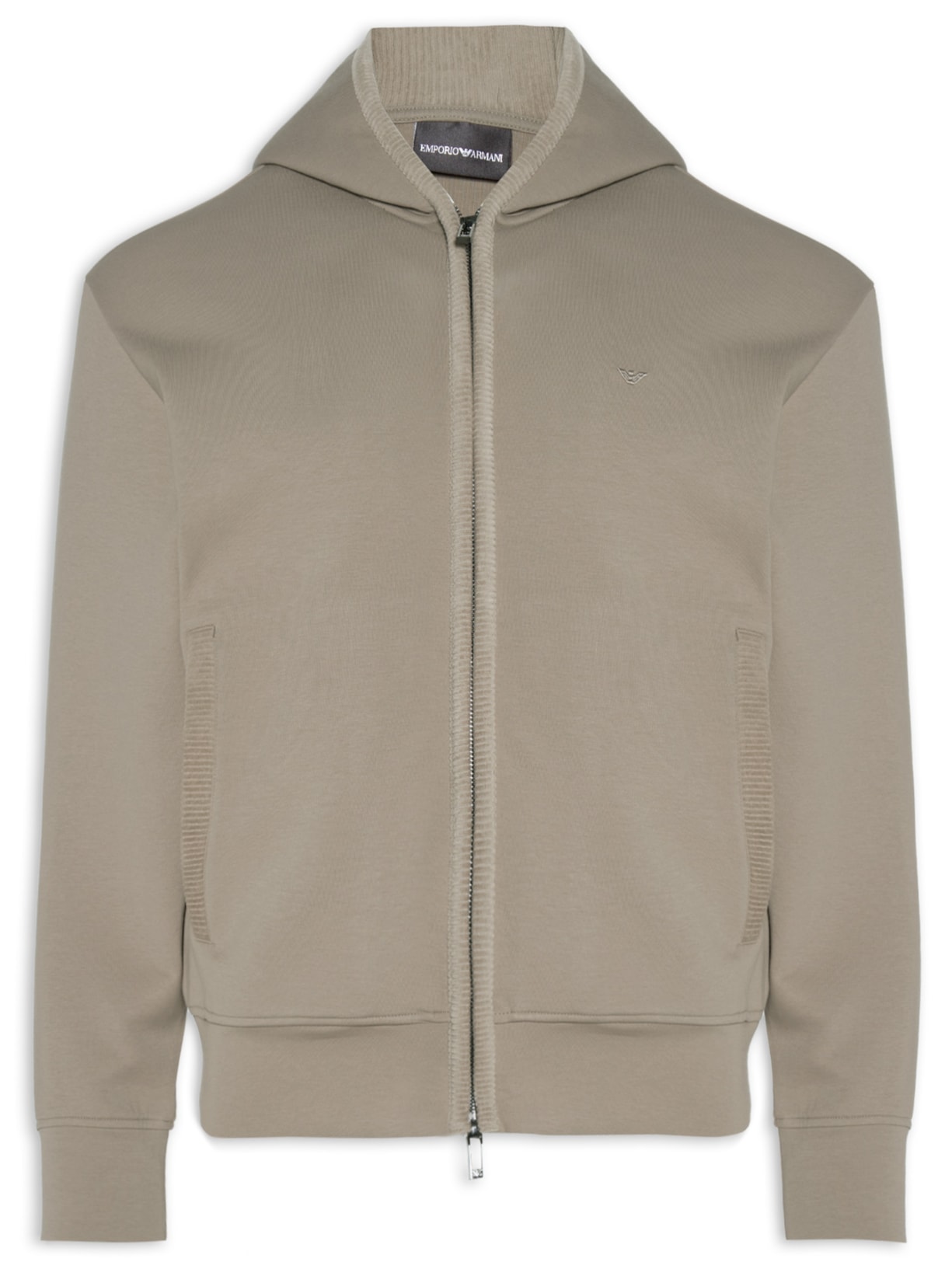 Casaco Masculino Moletom Felpa - Bege