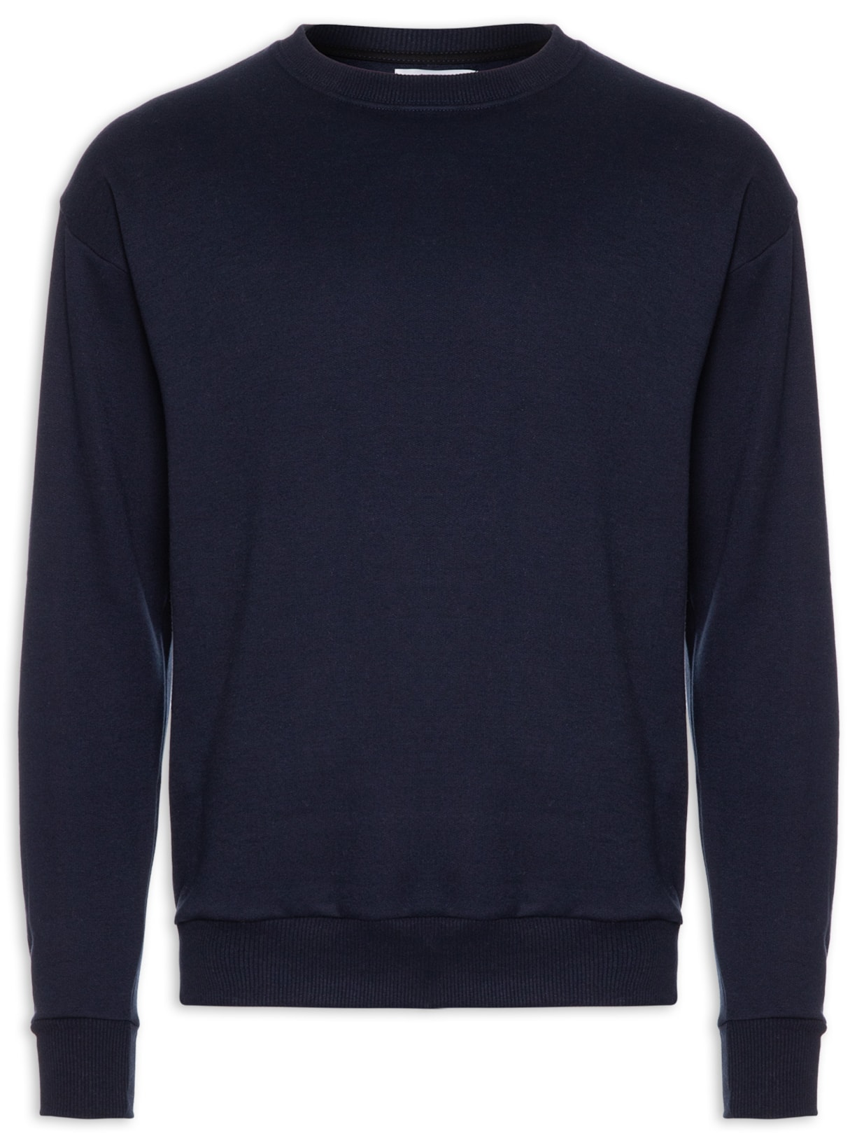 Casaco Masculino Moletom Gola Careca - Azul