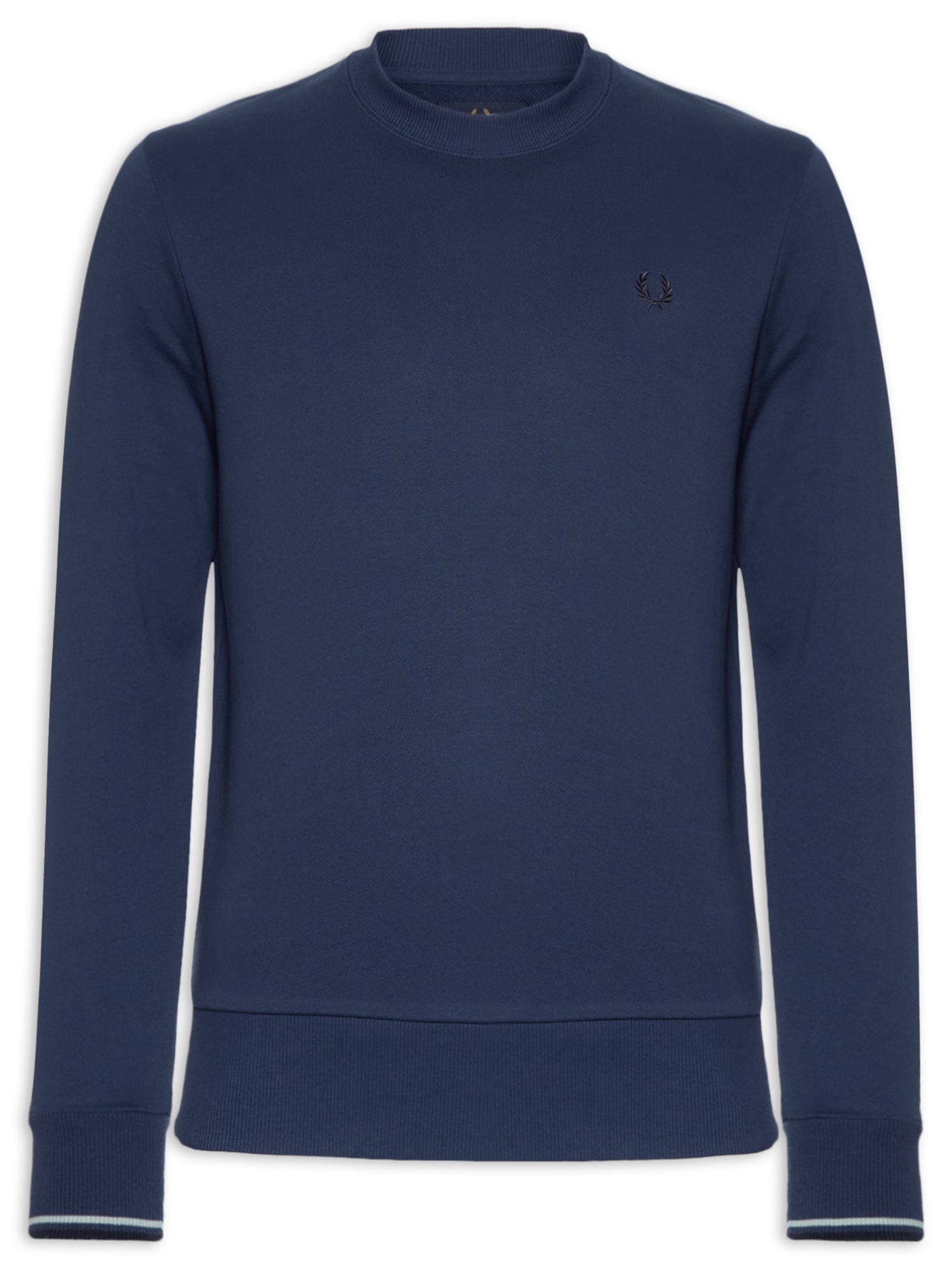 Casaco Masculino Moletom Gola Careca Regular Fit - Azul