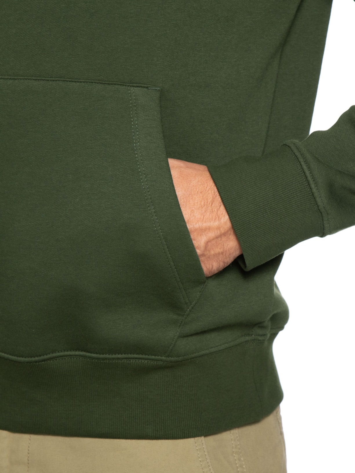 Casaco Masculino Moletom Logo Com Capuz Verde Jack & Jones