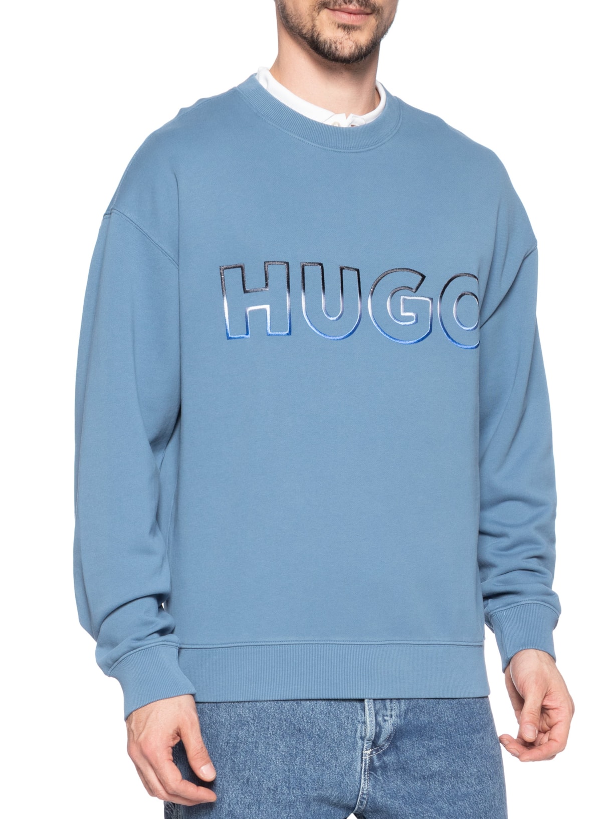 Casaco Masculino Moletom Nogocrew Azul Hugo