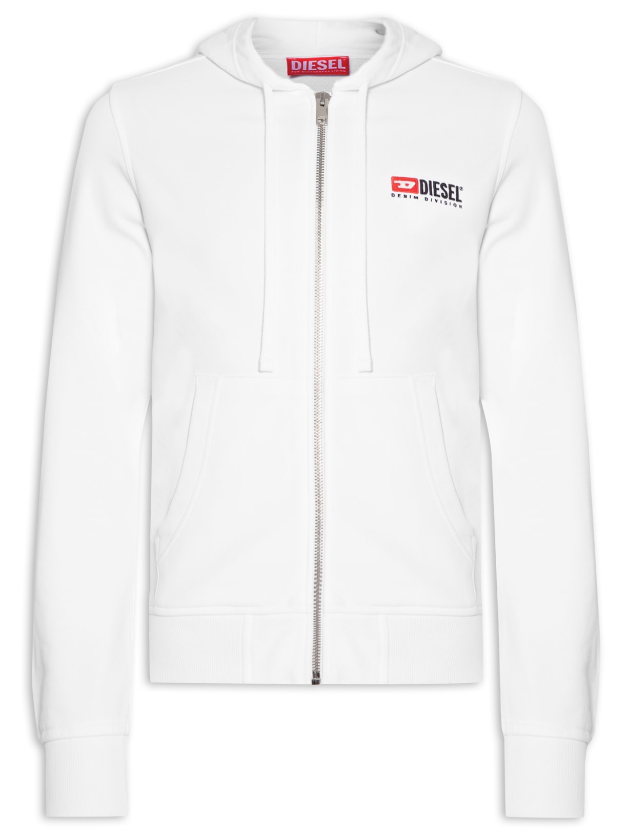 Casaco Masculino Moletom S-ginn-hood-zip-div - Branco