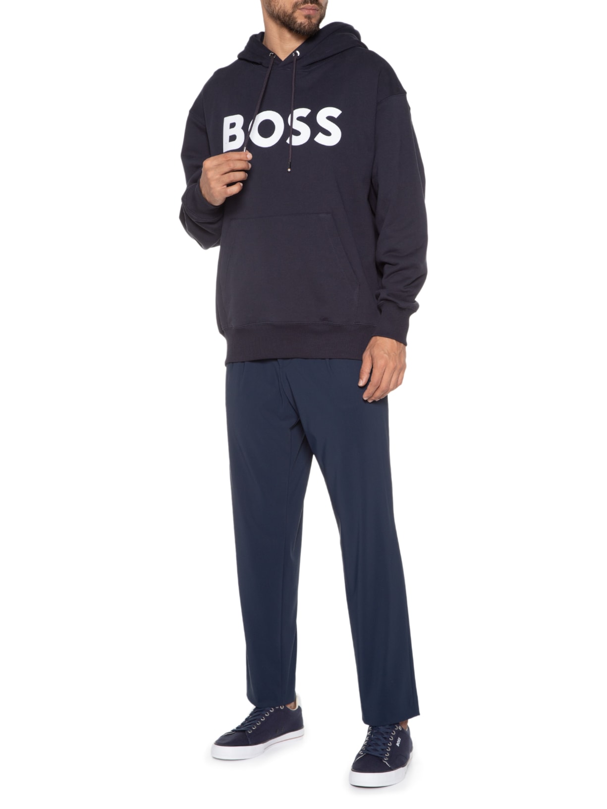 Casaco Masculino Moletom Sullivan 08 Azul Boss