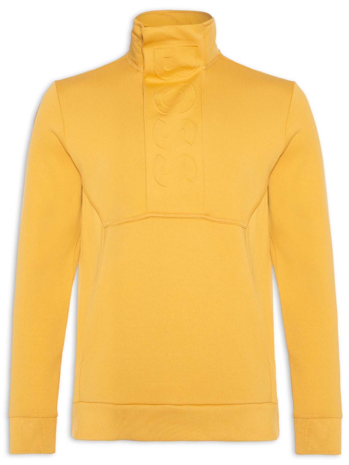 Casaco Masculino Moletom Swover Amarelo Boss