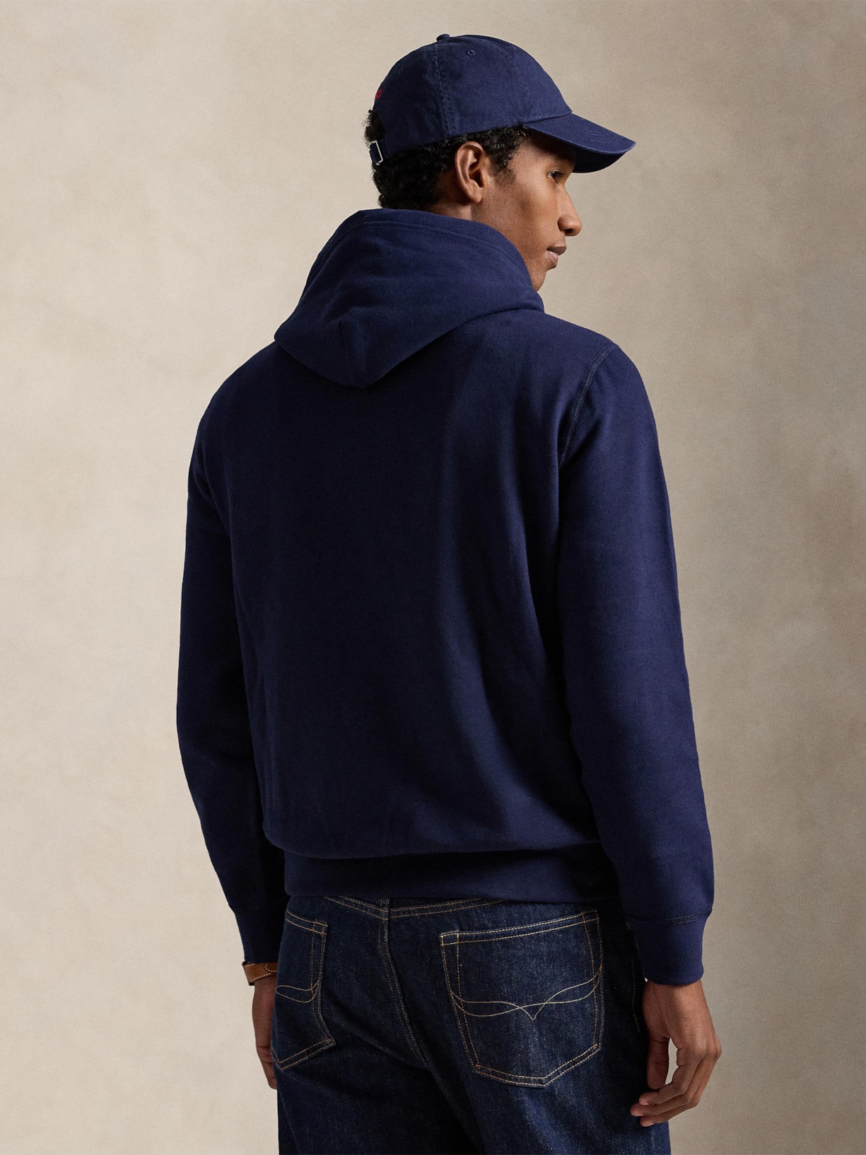 Casaco Masculino Moletom The Rl Fleece Azul Polo Ralph Lauren