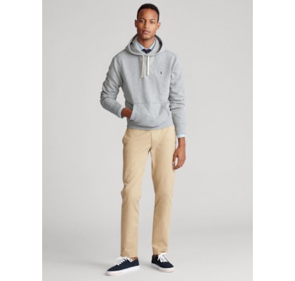 Casaco Masculino Moletom The Rl Fleece - Cinza