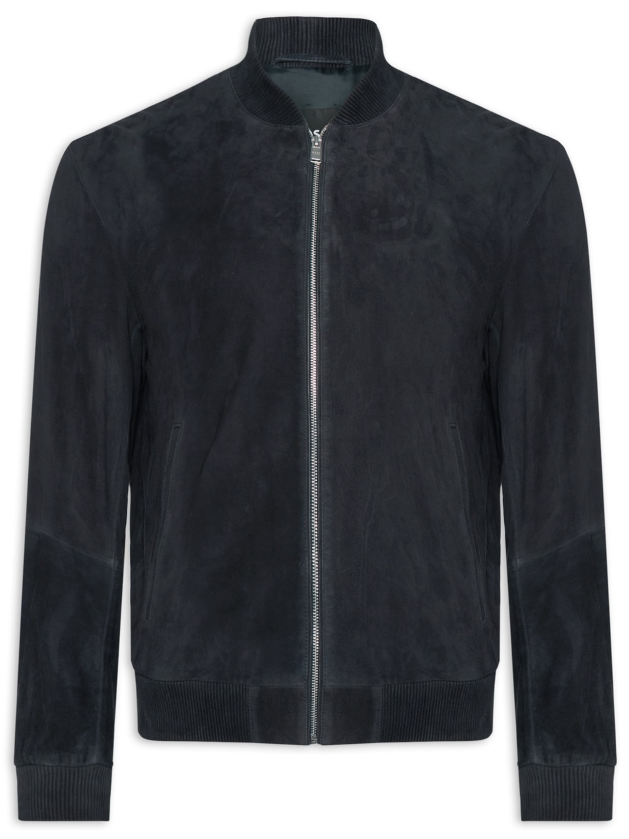 Casaco Masculino Regular Fit Em Camurça H-Muller Azul Boss