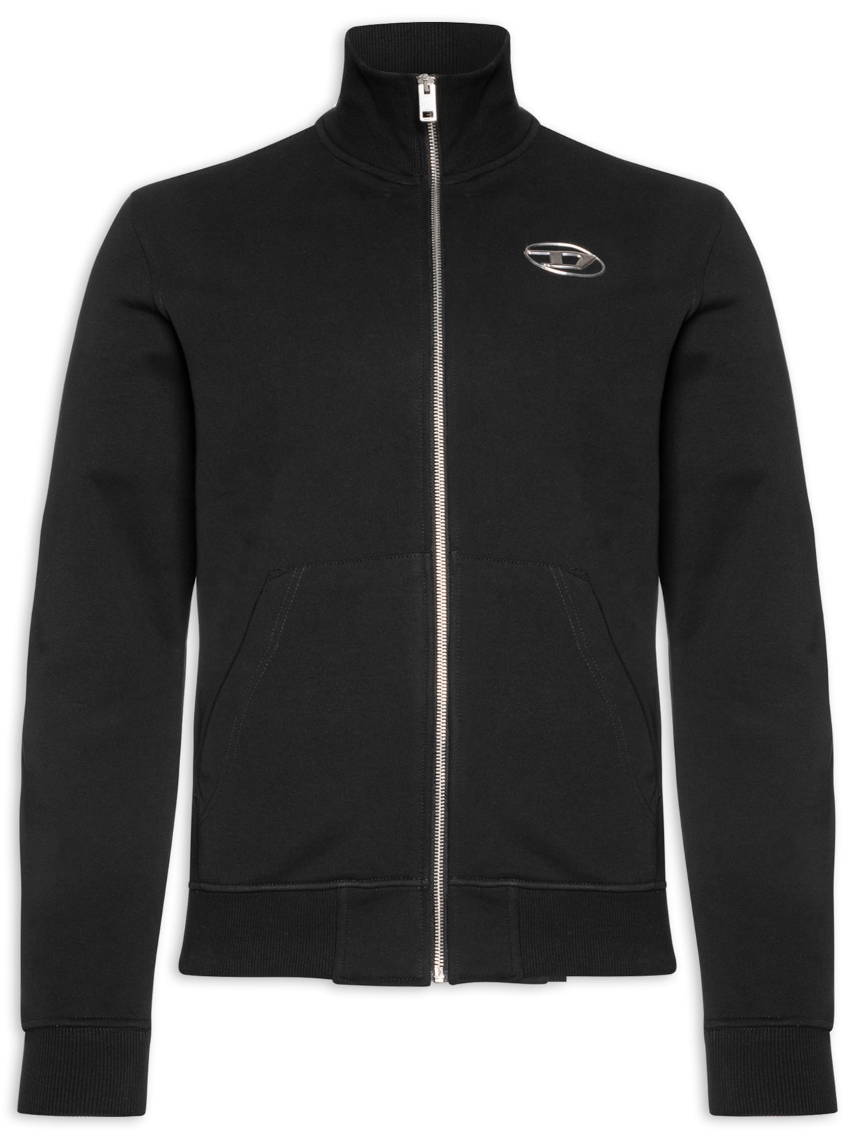 Casaco Masculino S Ginni Zip Od Sweat Shir - Preto